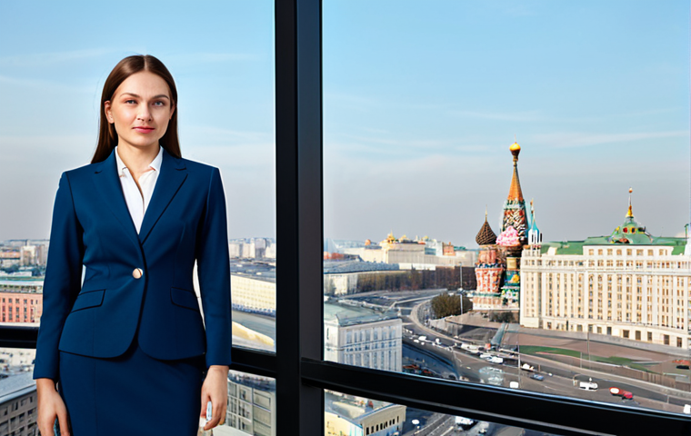 **

"A professional woman in a stylish, fully clothed business suit, standing confidently in a modern Moscow office with panoramic city views. Appropriate attire, safe for work, perfect anatomy, natural pose, professional portrait, high resolution. Modest and family-friendly."

**